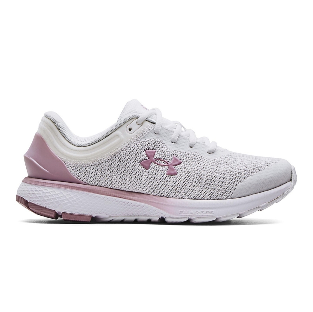 Under Armour Pink & White Charged Escape 3 BL Women's Running Shoes Size 9
